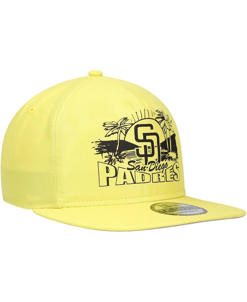 New Era Men's Yellow San Diego Padres Neon Golfer Snapback Hat
