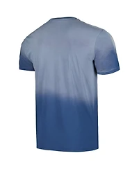 Sportiqe Men's and Women's Blue Minnesota Timberwolves Bingham Sun-Fade T-Shirt