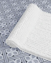 Laura Ashley Butter Chenille Bath Mat, 17" x 24"