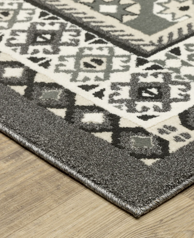 Oriental Weavers Raylan RAY02 2'3x7'6 Runner Area Rug
