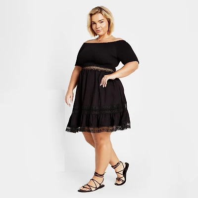City Chic Plus Aura Dress