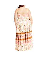 City Chic Plus Lilah Love Maxi Dress