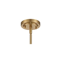 Stiffel Soft Gold Drum Pendant Chandelier 20 1/4" Wide Modern Clear Crystal 5-Light Fixture for Dining Room House Foyer Entryway