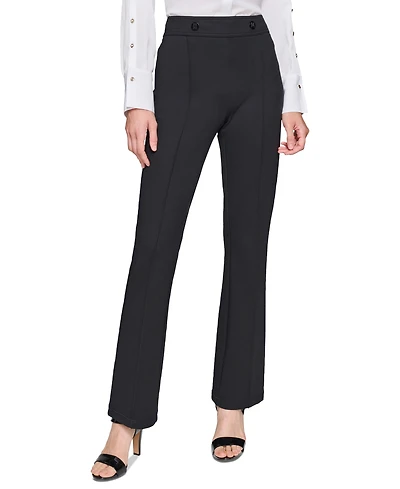 Karl Lagerfeld Women's Pull-On Ponte-Knit Pants
