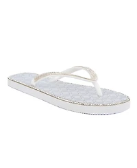 Juicy Couture Women's Surprise 2 Embellished Flip Flop Sandals
