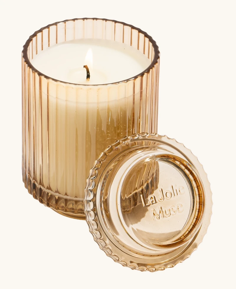 La Jolie Muse Amelie Candle, Vanilla Bomb, 11 oz