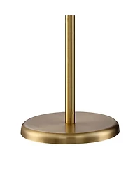 360 Lighting Dawson Traditional Pharmacy Floor Lamp 55" Tall Brass Metal Adjustable Boom Arm Dome Head for Living Room Reading Bedroom Office