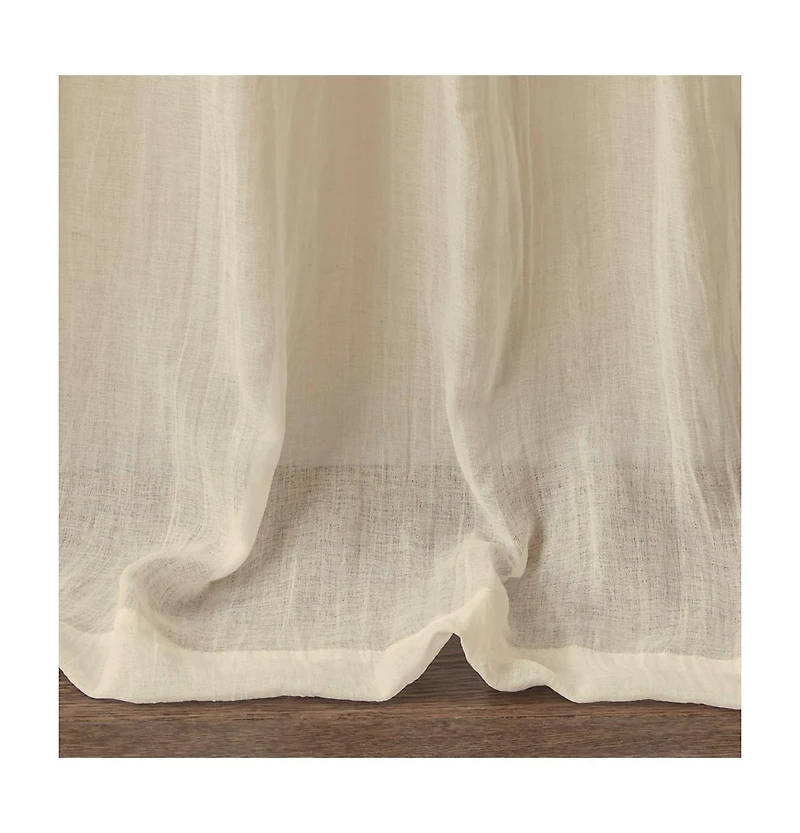 Madison Park Harper Solid Crushed Curtain Panel Pair