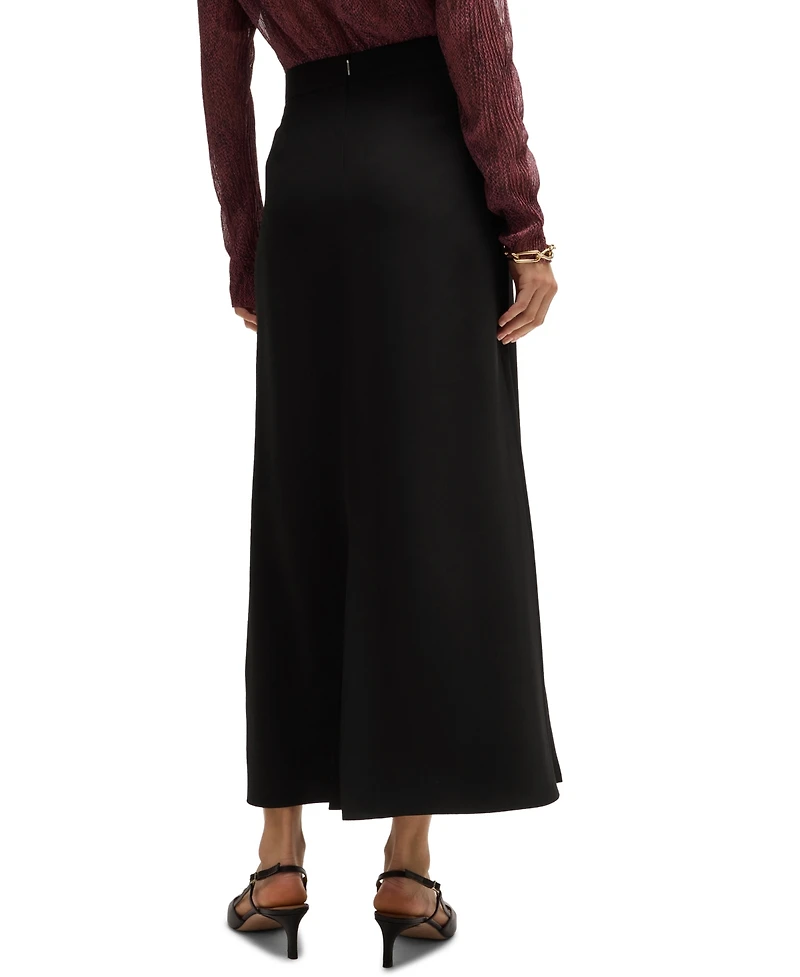Boss by Hugo Boss Women's Plisse Detail Maxi Skirt