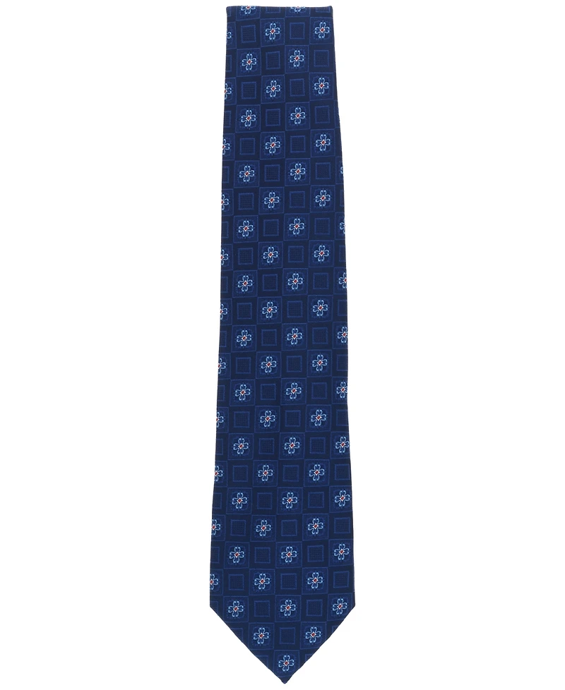 B by Brooks Brothers Men's Square Florette Tie