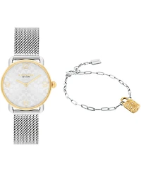 Coach Women's Two-Tone Elliot Stainless-Steel Watch Set 28mm
