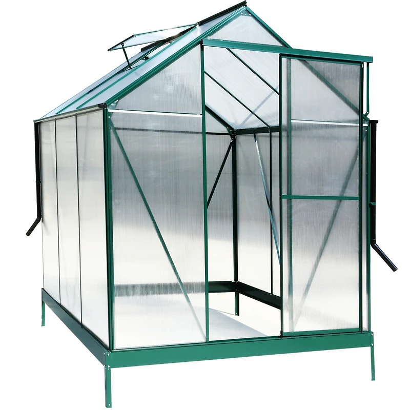 Streamdale Furniture Premium Aluminum Greenhouse for Plant Growth & Ventilation