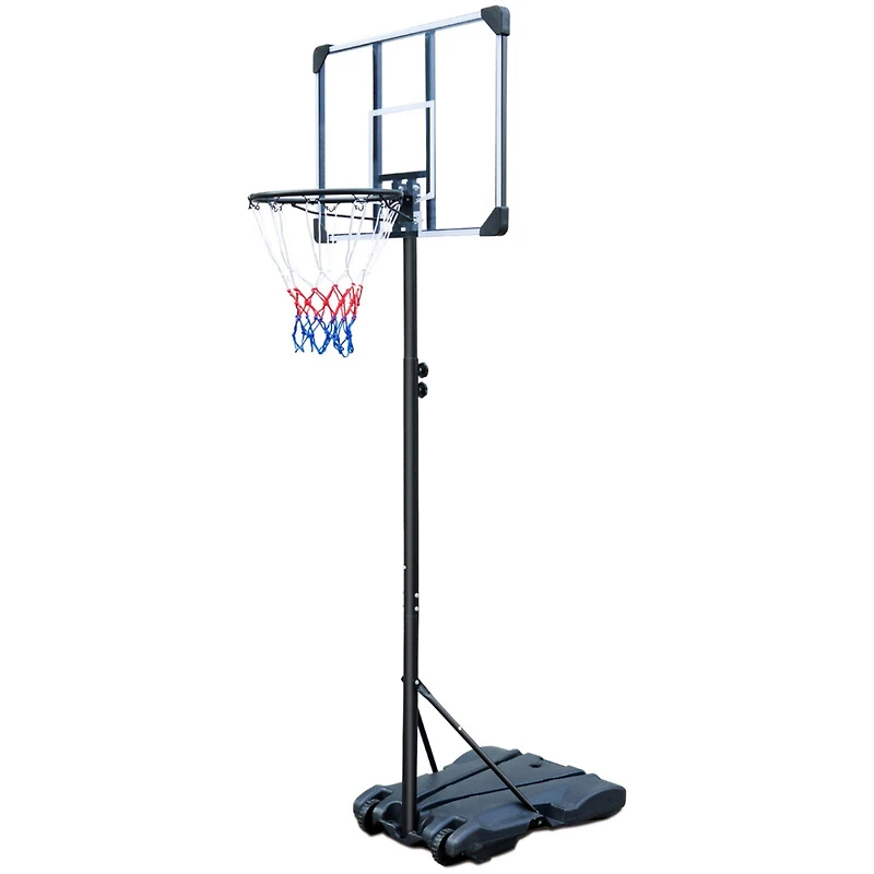 Streamdale Furniture Adjustable Height Portable Basketball Hoop with Water-Fillable Base