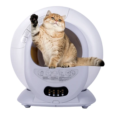 Streamdale Smart Scoop Auto-Cleaning Cat Litter Box with Odor Removal