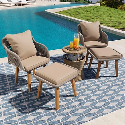 Streamdale Premium Woven Patio Lounge Set Style, Durability, Comfort