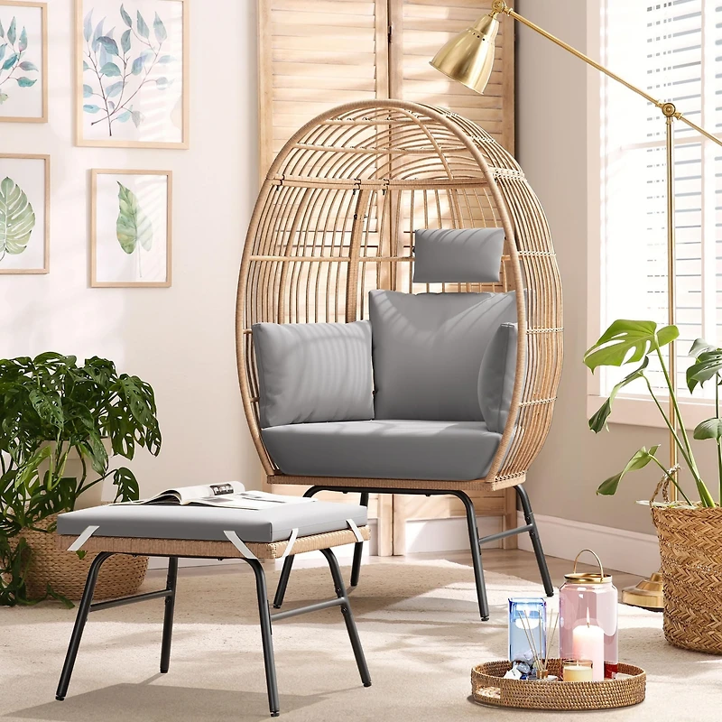 Streamdale Spacious 400 lb Capacity Egg Chair for Ultimate Relaxation