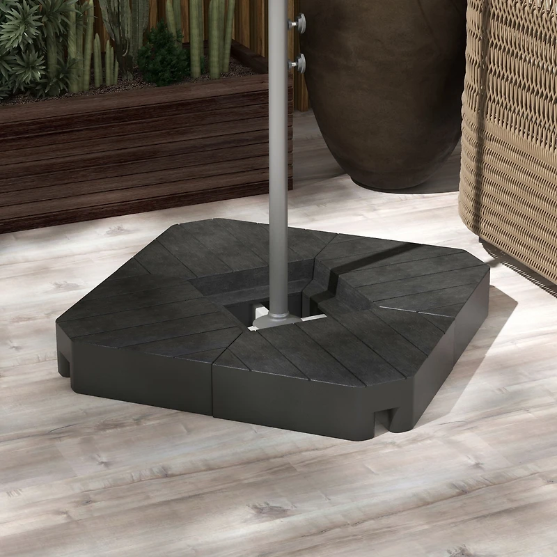 Streamdale Furniture 4-Pack Umbrella Stand Weights for 8'-10' Cantilever Umbrellas