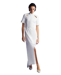 Nocturne Women's Cut-Out Dress with Tail