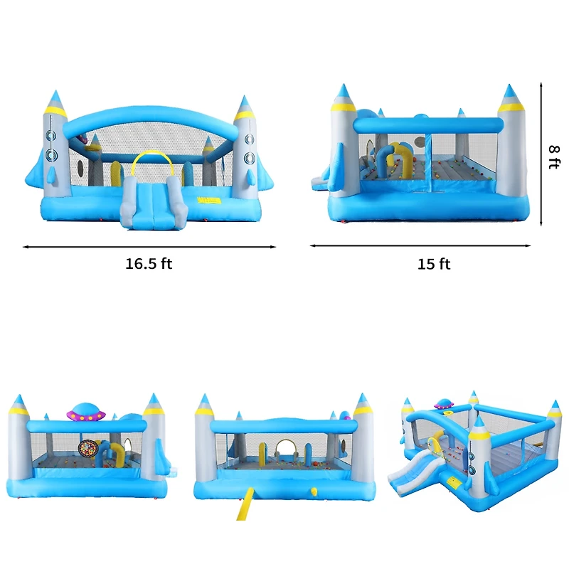 Streamdale Bouncer With Blower - 198" X 180" Play Area, 96" Tall