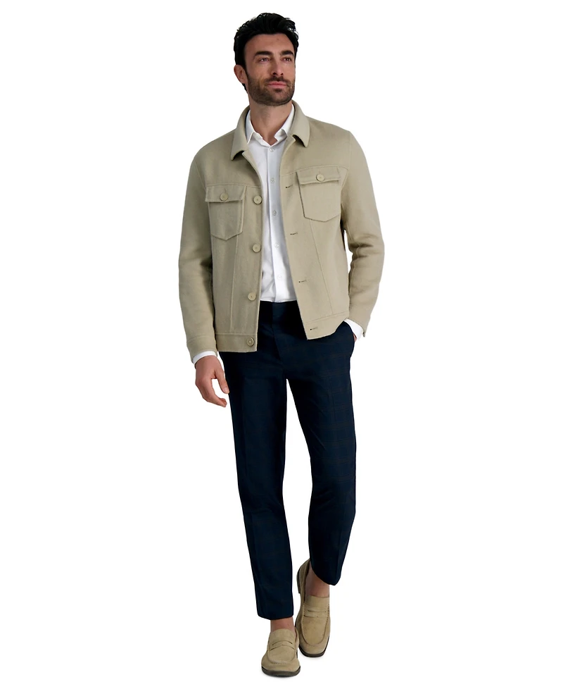 Haggar Men's Classic-Fit Smart Wash Dress Shirt