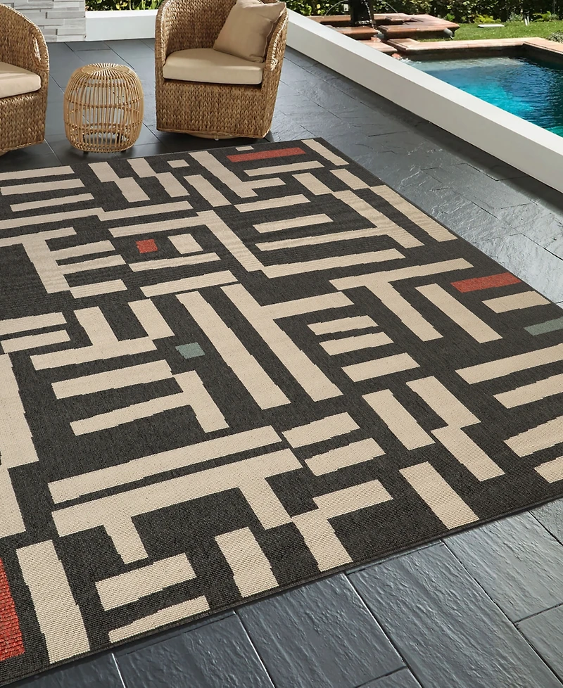 Lr Home Madison 5'x7' Outdoor Area Rug