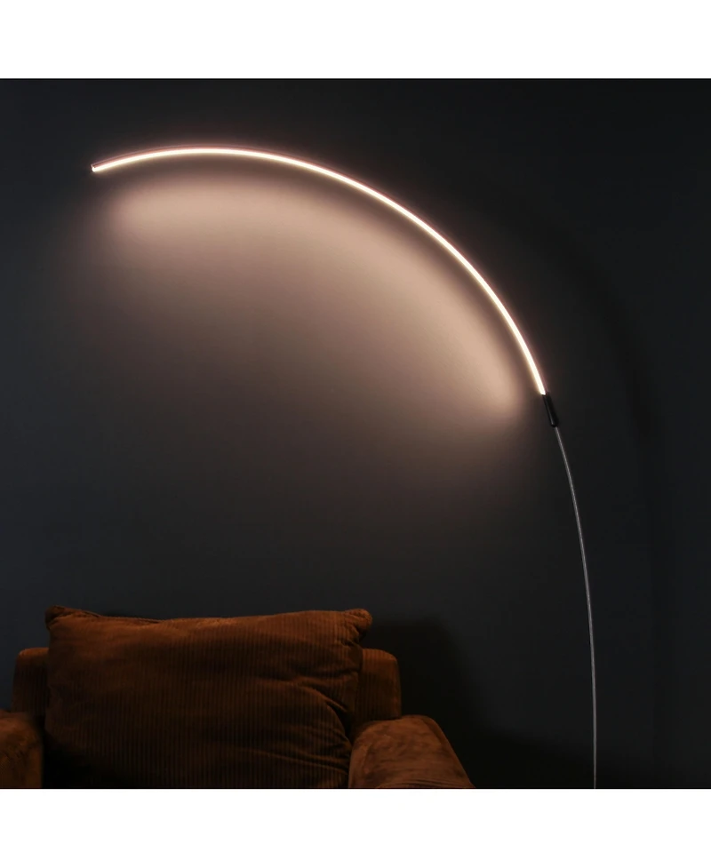 Sparq 67" Dimmable Led Modern Arc Floor Lamp
