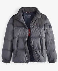 Tommy Hilfiger Men's Mixed-Media Puffer Jacket