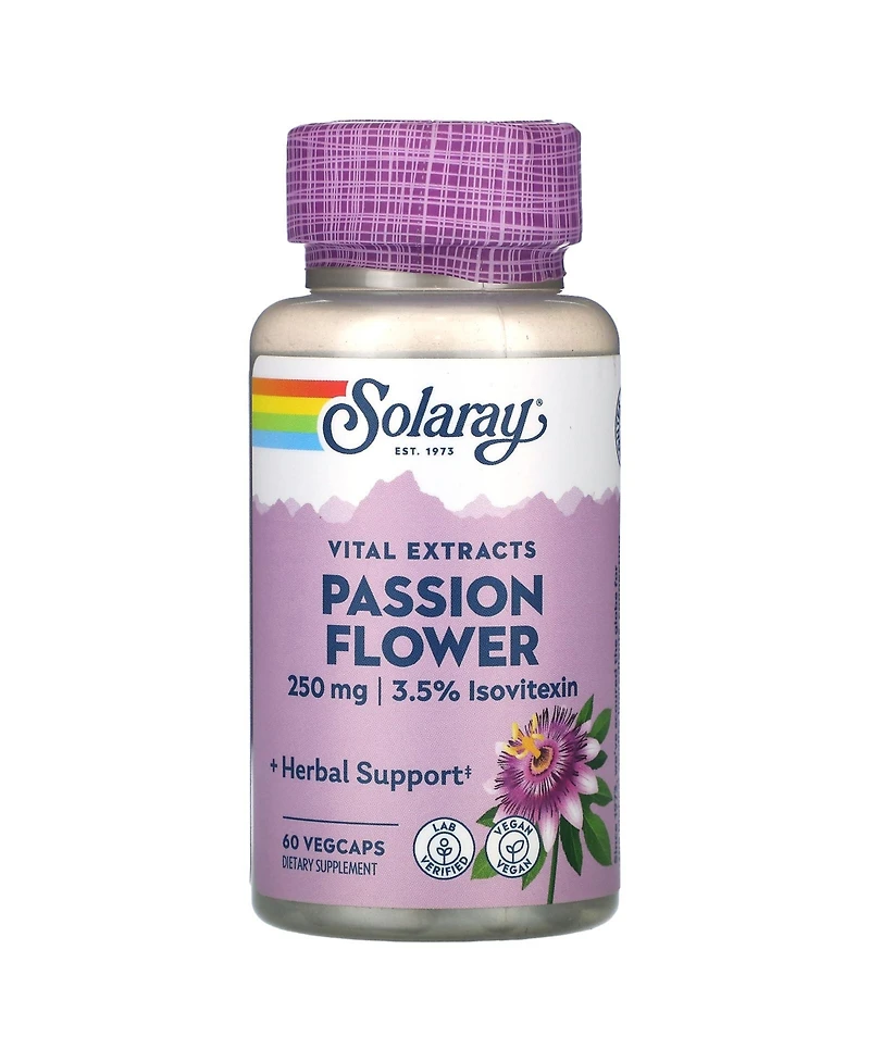 Solaray Vital Extracts Passion FLower