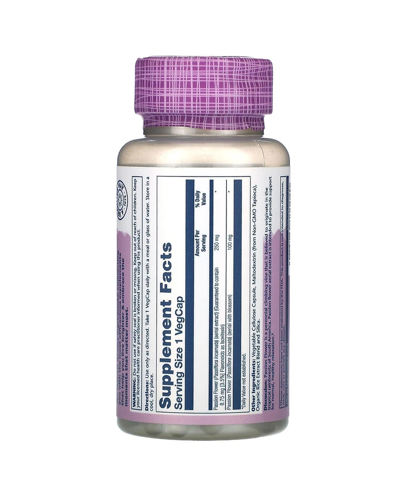 Solaray Vital Extracts Passion FLower