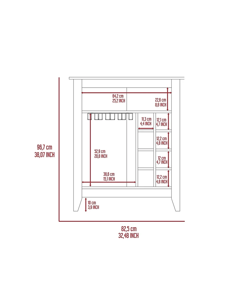 Fm Furniture Future Bar Cabinet