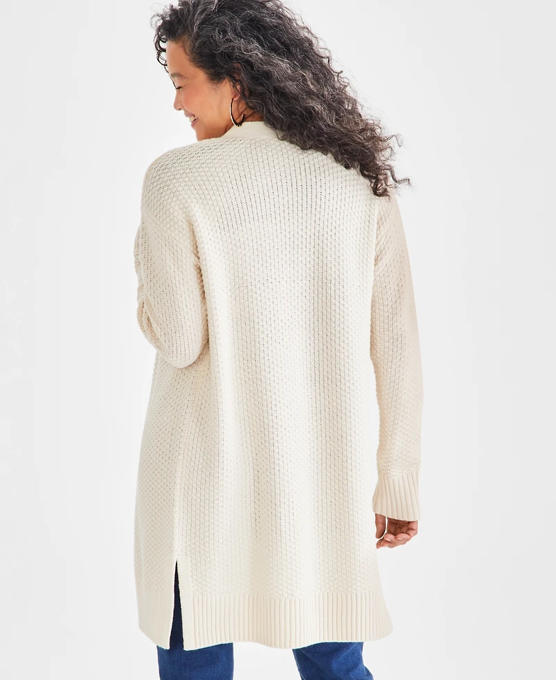 Style & Co Women's Open-Front Long-Sleeve Cardigan, Created for Macy's