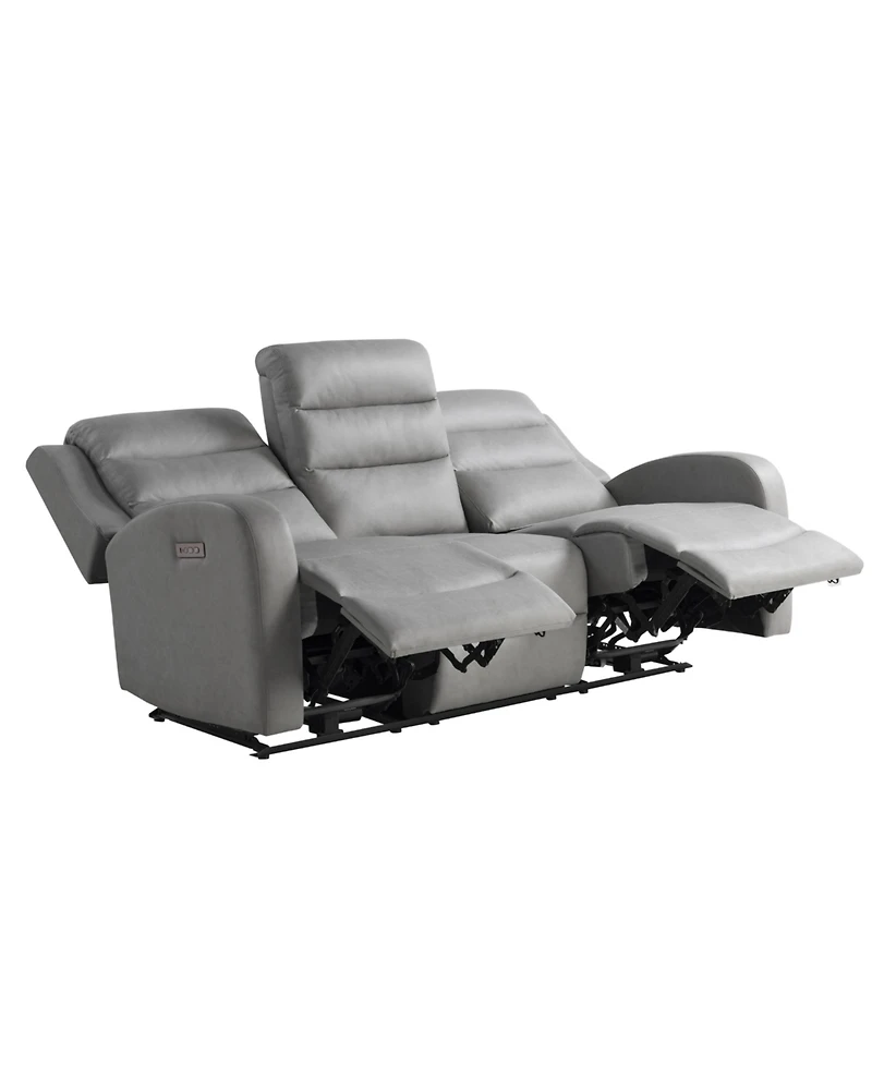 Relax A Lounger 77.2"W Polyester Akron Power Reclining Sofa