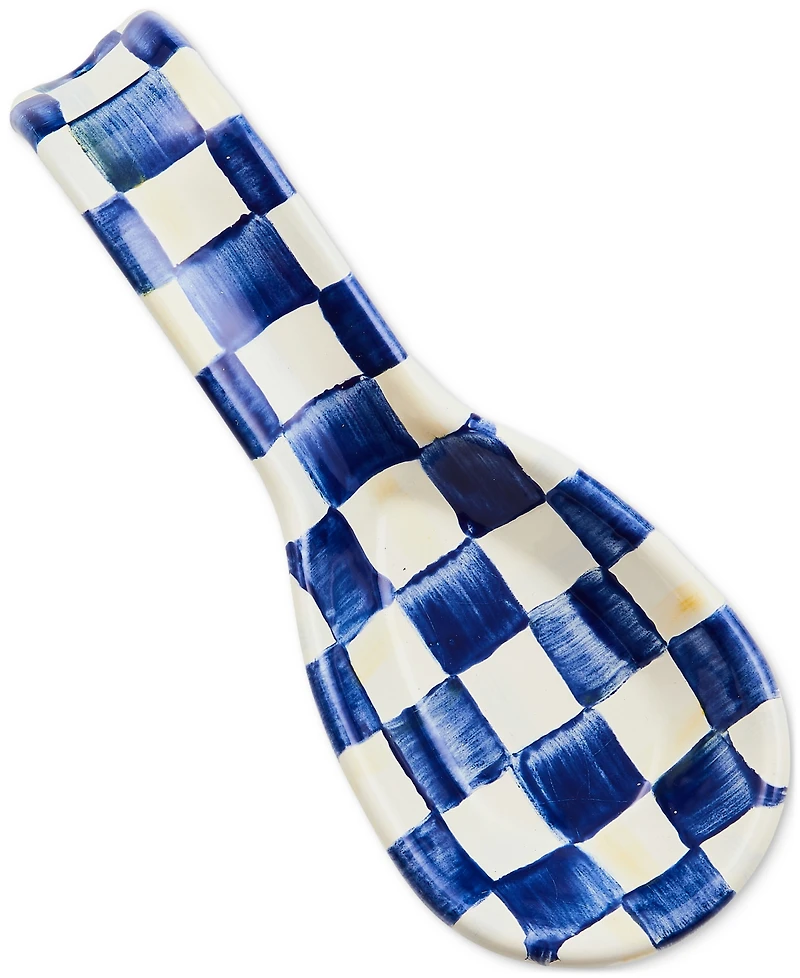 Mackenzie-Childs Royal Check Spoon Rest