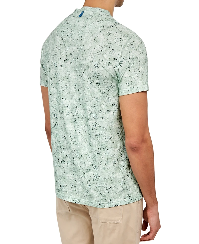 Brooklyn Brigade Men's Bushwick Slim-Fit Abstract-Print Pocket T-Shirt