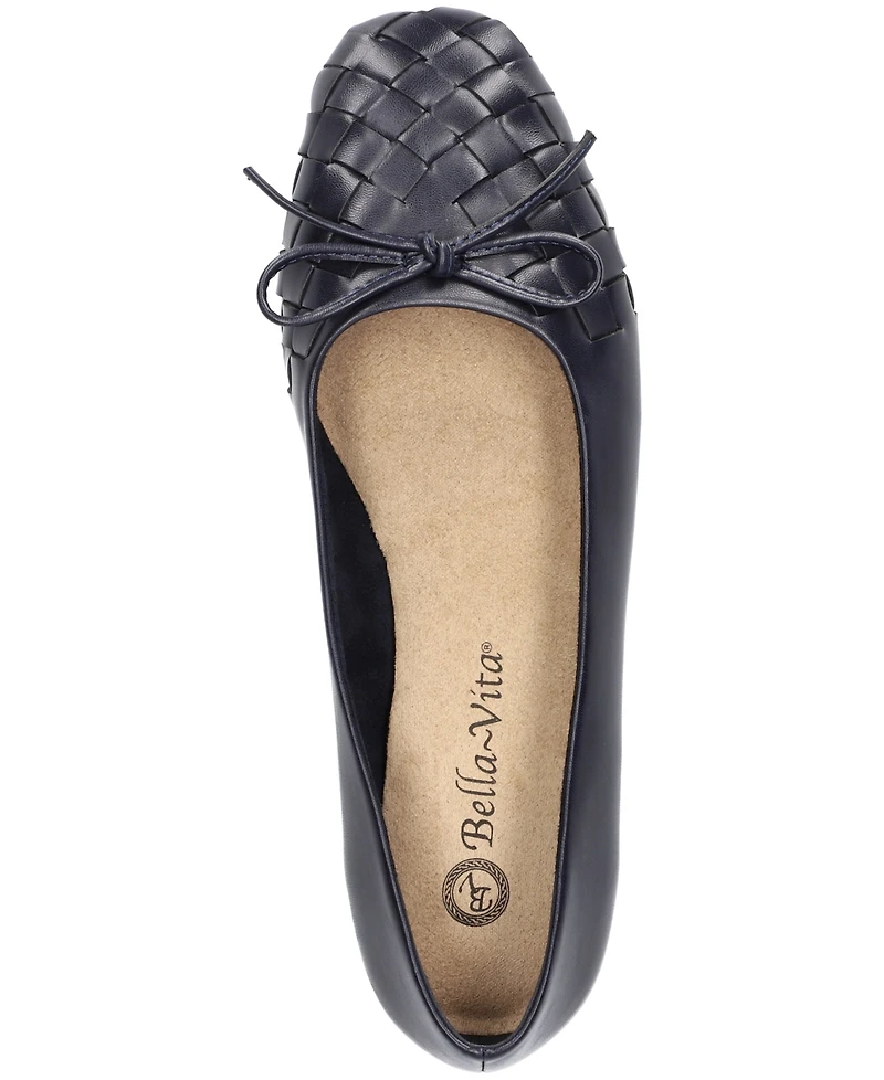 Bella Vita Women's Francie Square Toe Flats