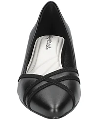 Easy Street Women's Lotus Block Heel Pumps