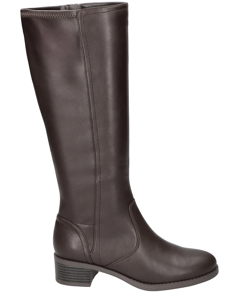 Easy Street Women's Tucker Plus Athletic Shafted Stretch-For-Fit Tall Boots
