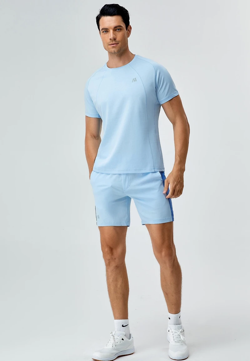 Bellemere New York Men's Men s Two-Tone Cotton Shorts