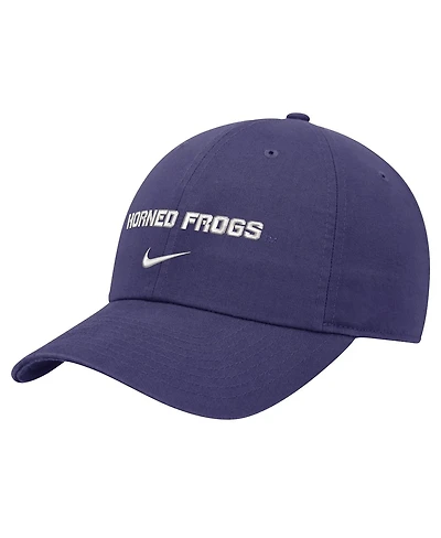 Nike Men's Purple Tcu Horned Frogs 2024 Sideline Club Adjustable Hat