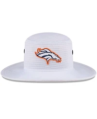 New Era Men's White Denver Broncos 2024 Nfl Training Camp Panama Bucket Hat
