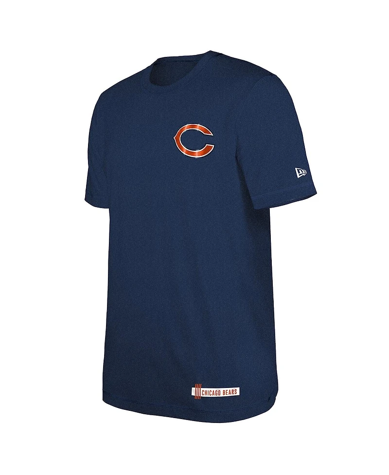 New Era Men's Navy Chicago Bears 2024 Nfl Training Camp T-Shirt