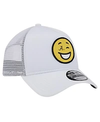 New Era Men's White Alabama Crimson Tide Wink Foam Trucker Adjustable Hat
