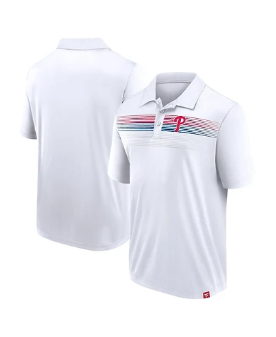 Fanatics Men's White Philadelphia Phillies Big Tall Victory For Us Interlock Polo Shirt