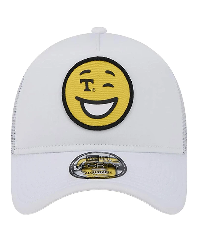 New Era Men's White Tennessee Volunteers Wink Foam Trucker Adjustable Hat