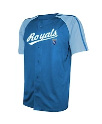 Stitches Men's Royal Kansas City Royals Team Raglan Jersey