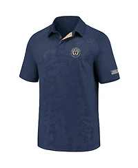 Fanatics Men's Navy Philadelphia Union Iconic Defender Raglan Polo