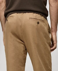 Mango Men's Slim-Fit Drawstring Detail Pants