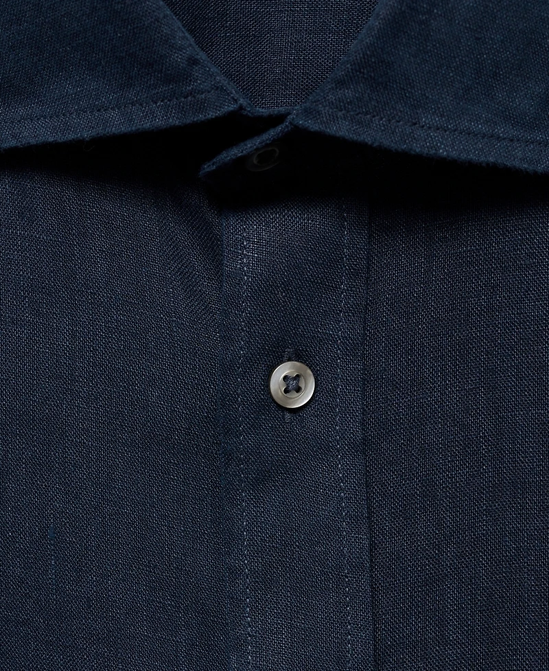 Mango Men's Slim-Fit Linen Shirt