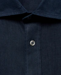 Mango Men's Slim-Fit Linen Shirt