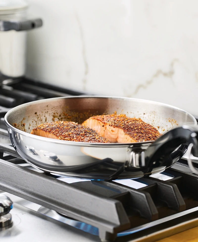 Farberware Classic Series Stainless Steel Frying Pan Set, 8.25-Inch and 10-Inch